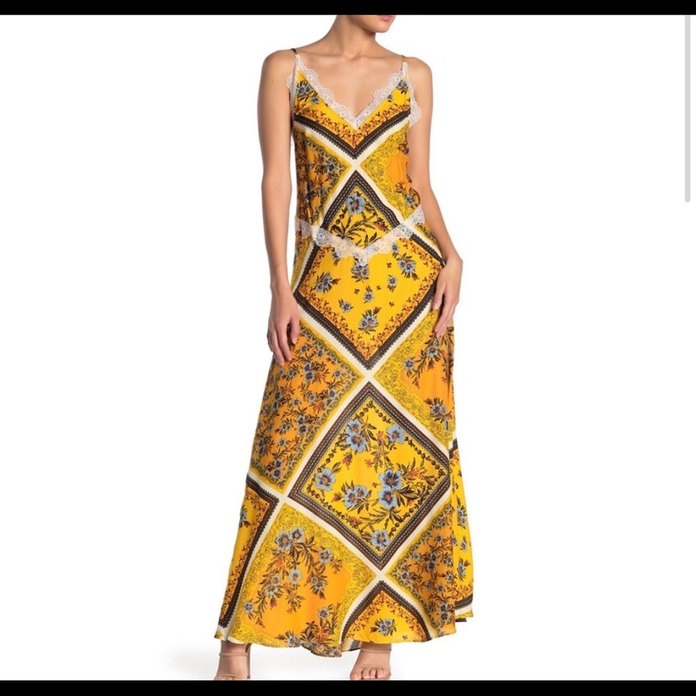 FREE PEOPLE Stevie Printed Maxi Dress